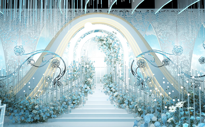 萧山釡香烙馍村水晶厅效果展示